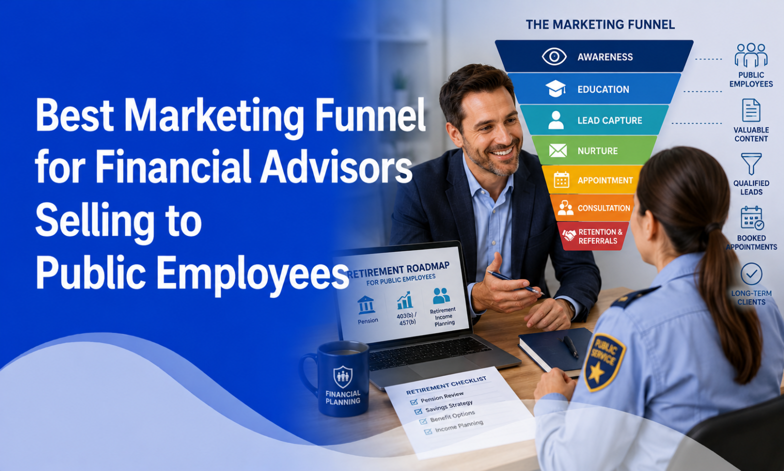 Best Marketing Funnel for Financial Advisors Selling to Public Employees