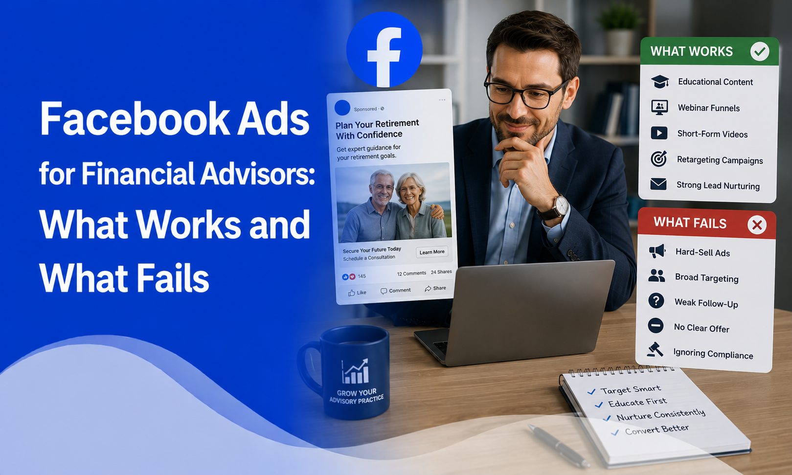 Facebook Ads for Financial Advisors What Works and What Fails