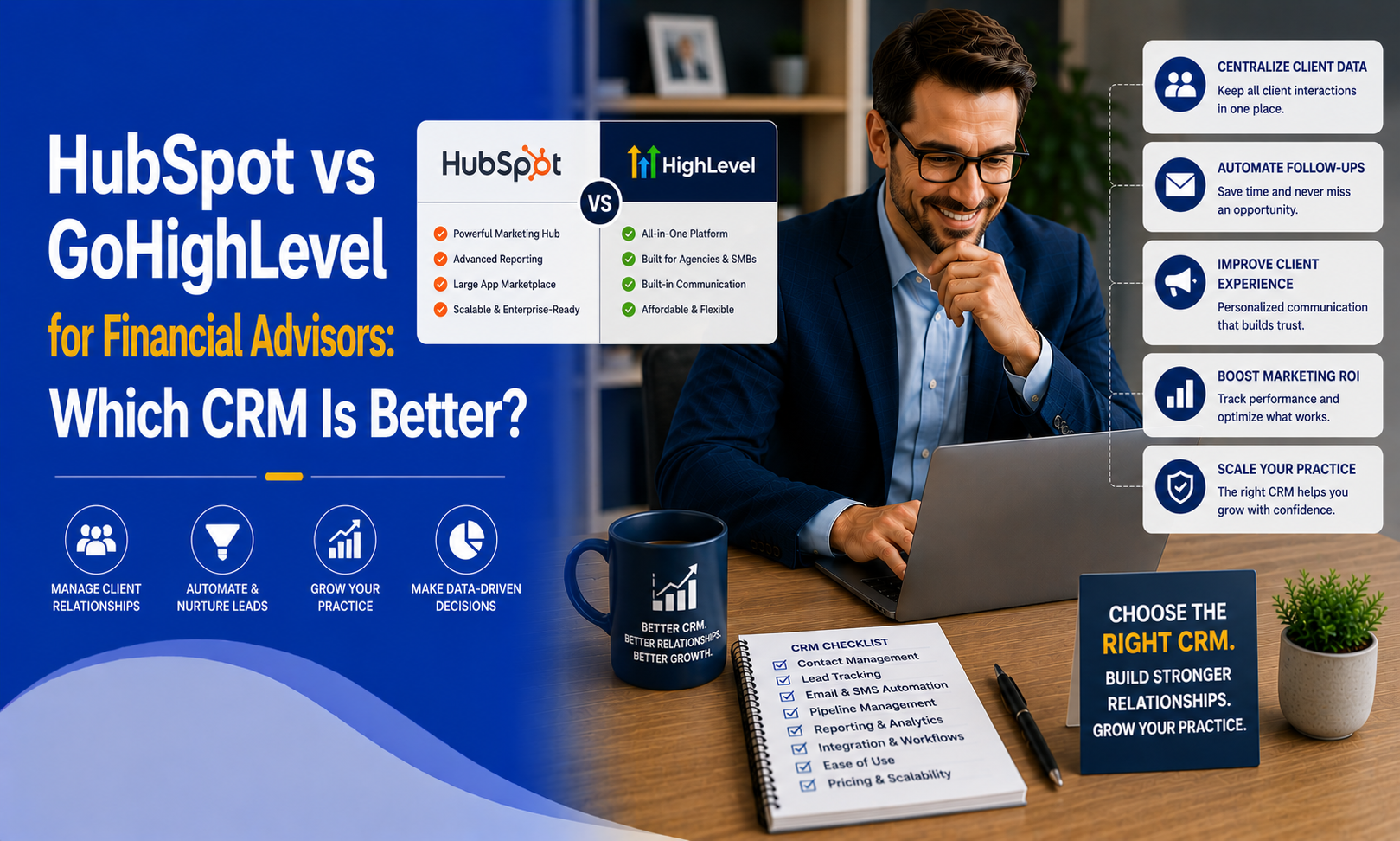 HubSpot vs GoHighLevel for Financial Advisors Which CRM Is Better