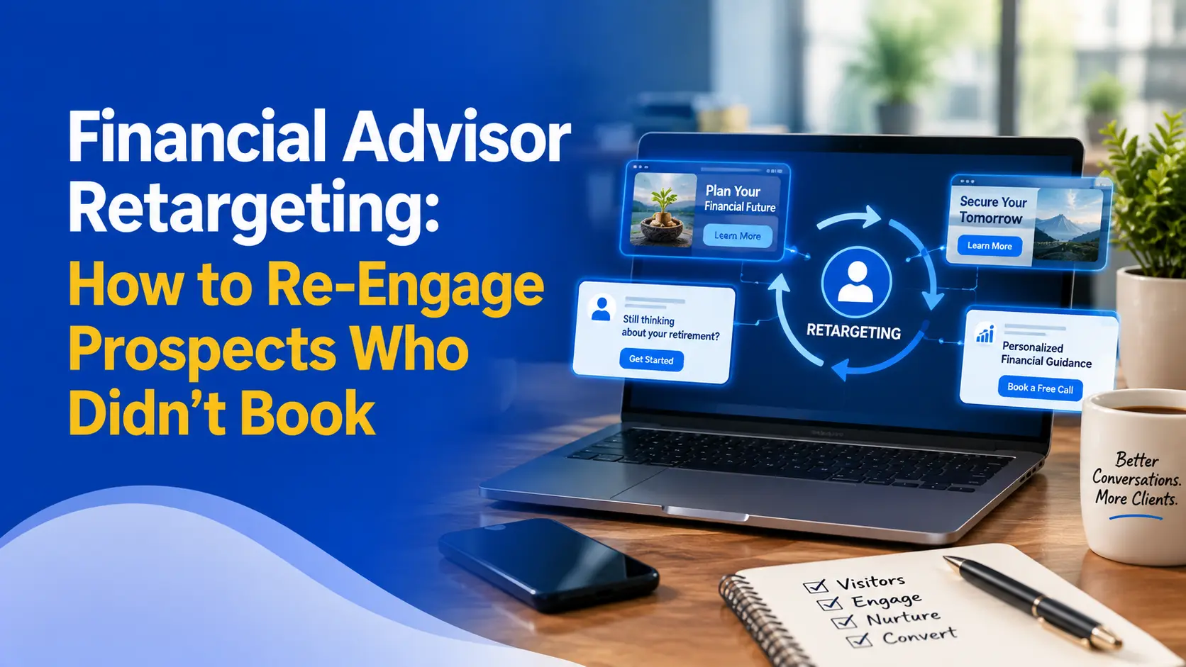 Financial Advisor Retargeting: How to Re-Engage Prospects Who Didn't Book
