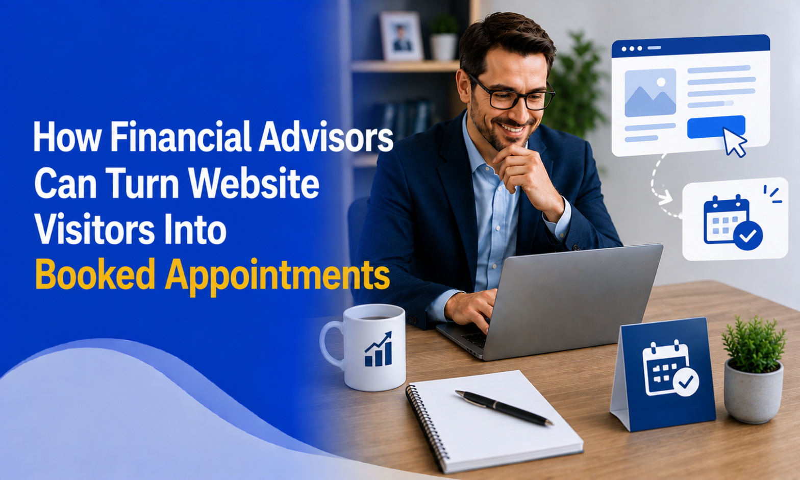 How Financial Advisors Can Turn Website Visitors Into Booked Appointments