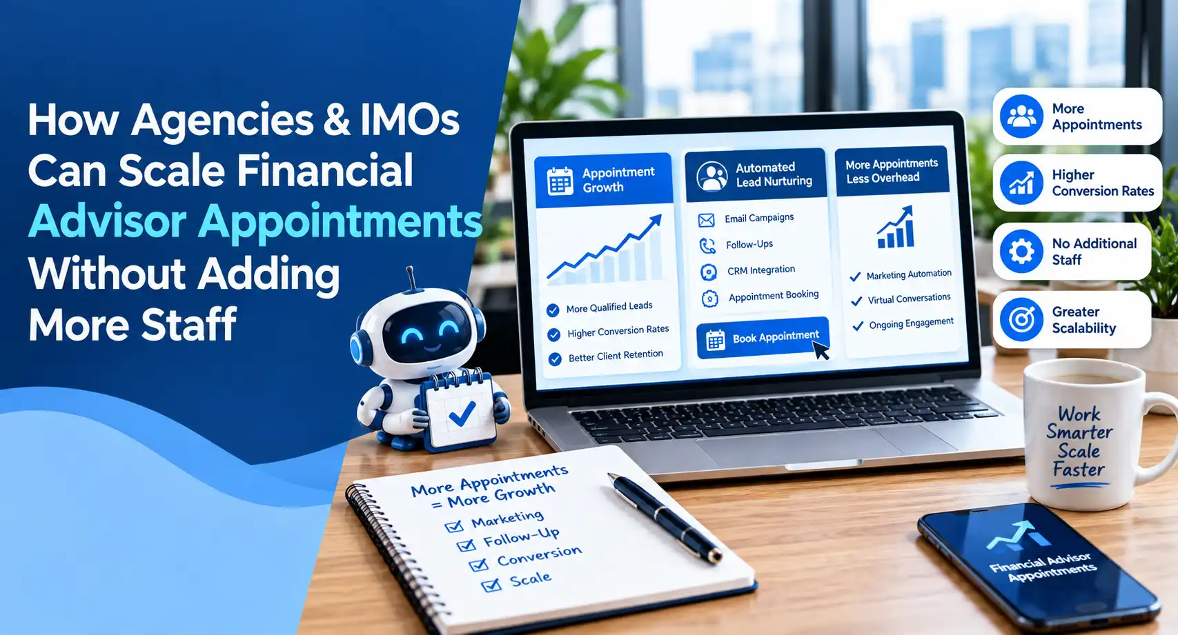 How Agencies & IMOs Can Scale Financial Advisor Appointments Without Adding More Staff