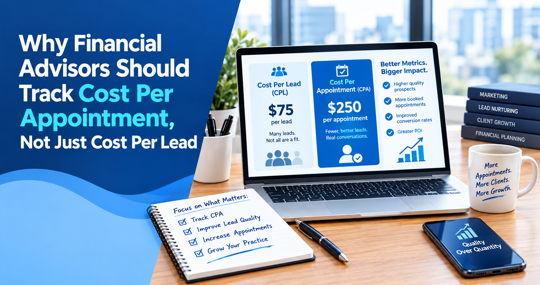 Why Financial Advisors Should Track Cost Per Appointment, Not Just Cost Per Lead